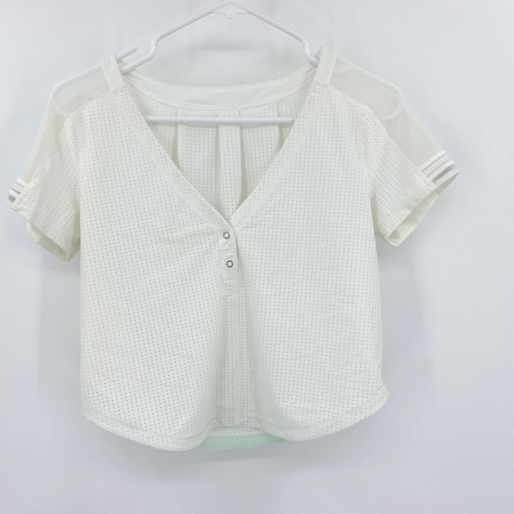 Lululemon Crop Mesh Top